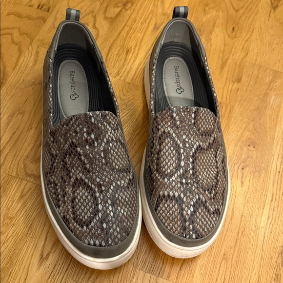 BareTraps Brown Snake Print Slip-On Shoes - Picture 1 of 6